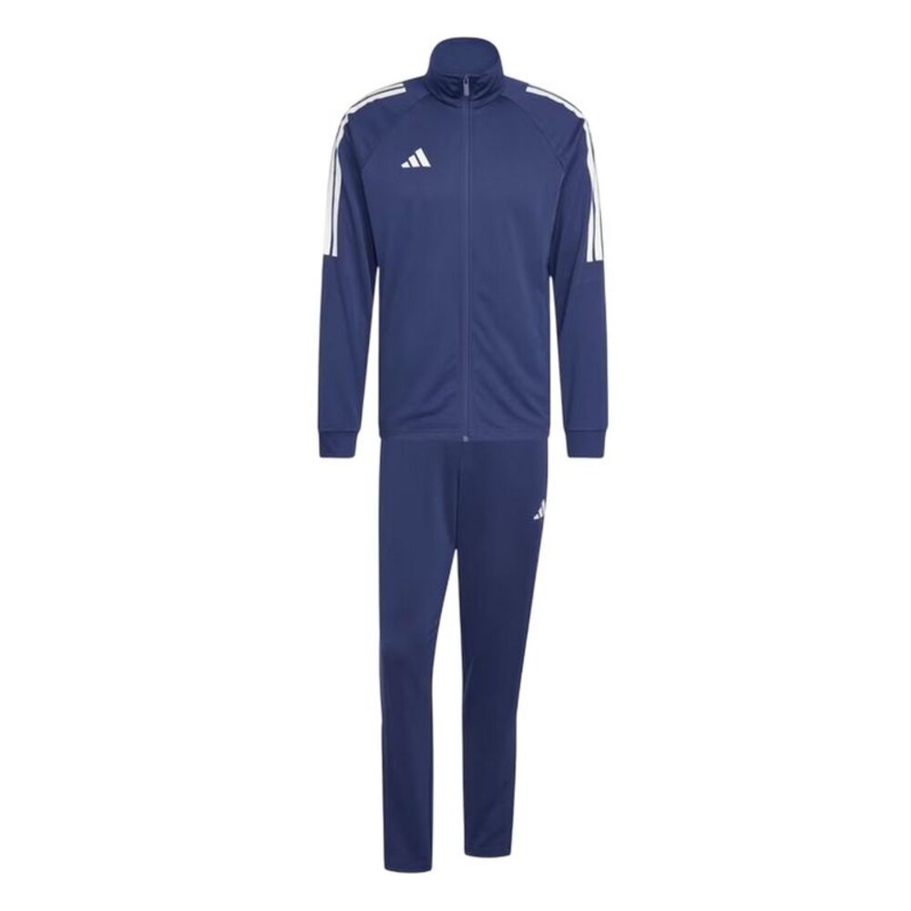 Adidas Mens Sereno Moisture Wicking Tracksuit / Navy/White